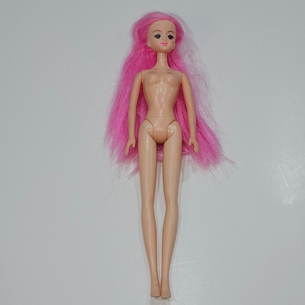 Mimi World Fashion Doll Nude Pink Hair Stars on Face 2012
